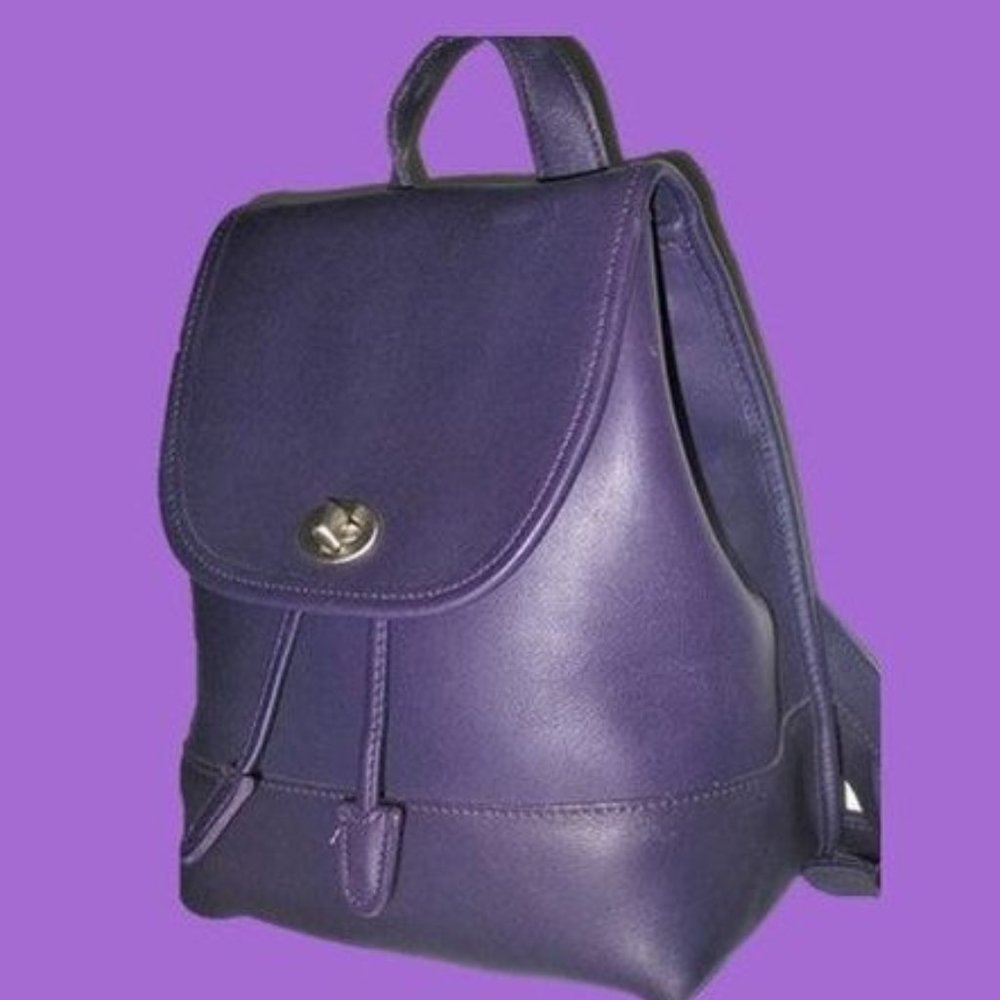 Coach Vintage Purple Small Backpack style # C8M-9960